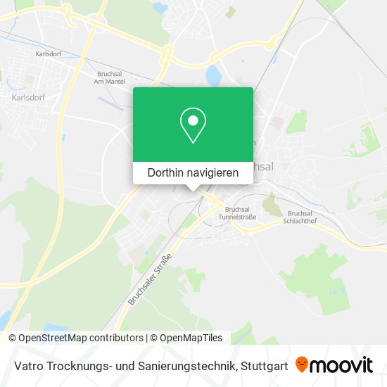 Vatro Trocknungs- und Sanierungstechnik Karte