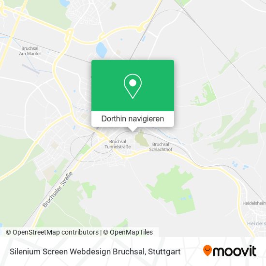 Silenium Screen Webdesign Bruchsal Karte