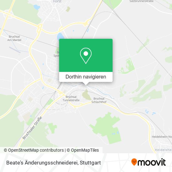 Beate's Änderungsschneiderei Karte