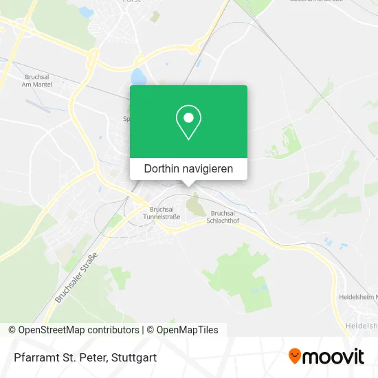 Pfarramt St. Peter Karte