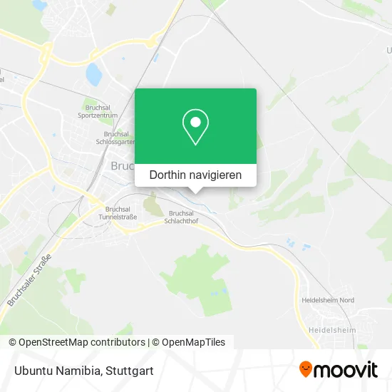 Ubuntu Namibia Karte