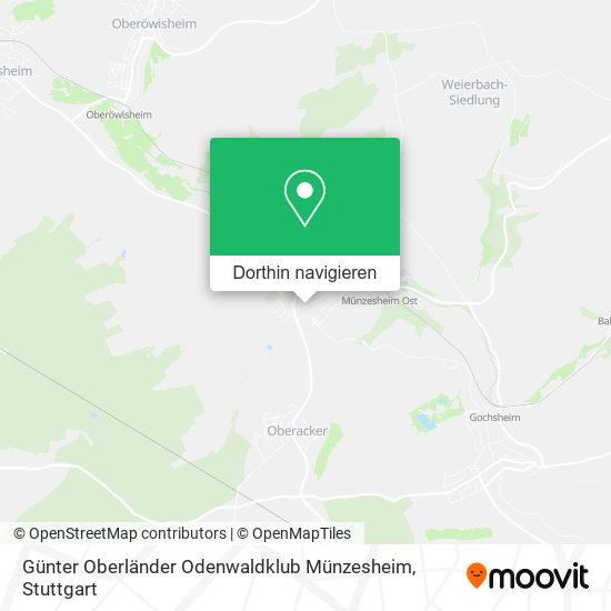 Günter Oberländer Odenwaldklub Münzesheim Karte