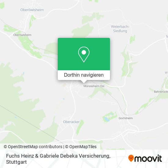 Fuchs Heinz & Gabriele Debeka Versicherung Karte