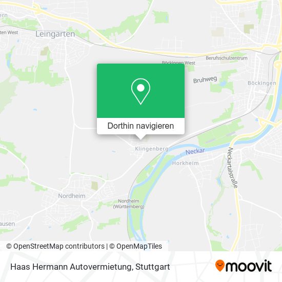 Haas Hermann Autovermietung Karte