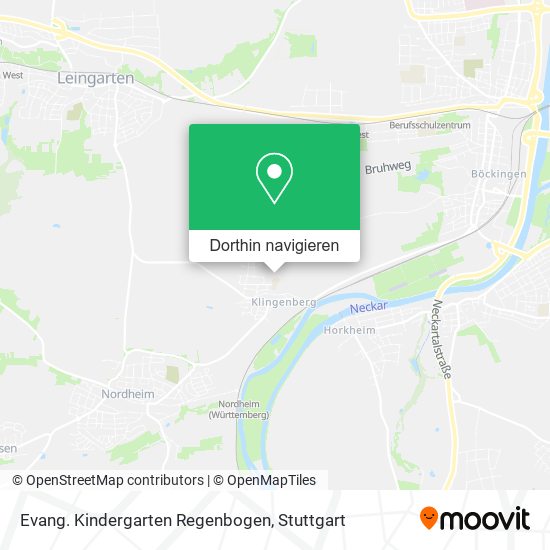 Evang. Kindergarten Regenbogen Karte