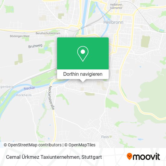 Cemal Ürkmez Taxiunternehmen Karte
