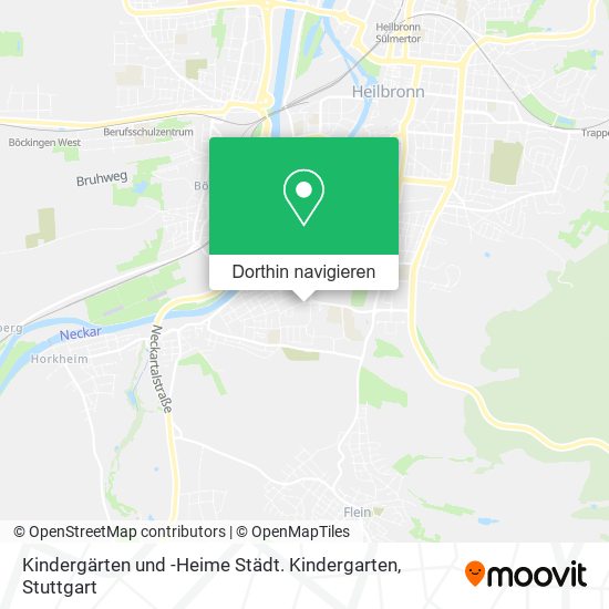 Kindergärten und -Heime Städt. Kindergarten Karte