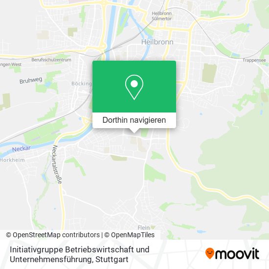 Initiativgruppe Betriebswirtschaft und Unternehmensführung Karte