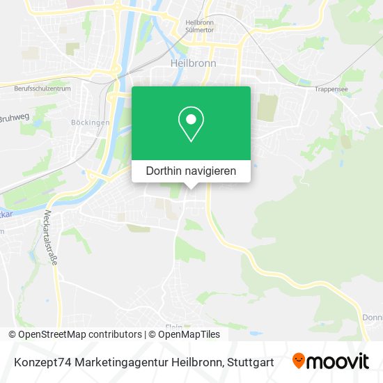 Konzept74 Marketingagentur Heilbronn Karte