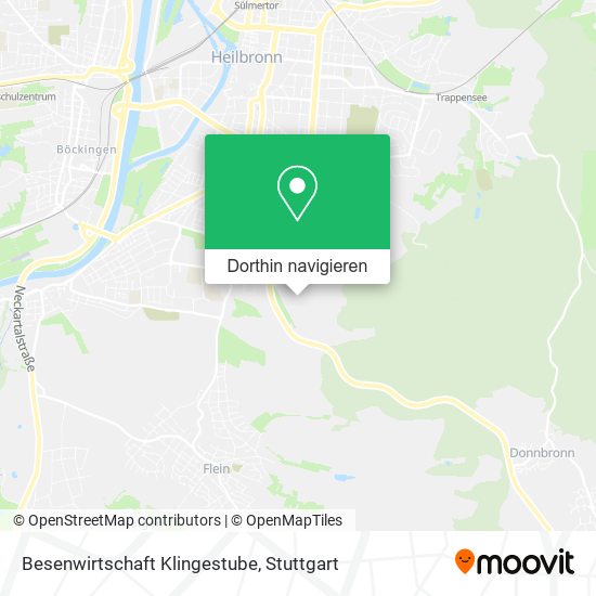 Besenwirtschaft Klingestube Karte