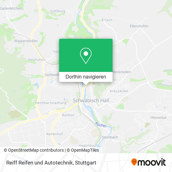 Reiff Reifen und Autotechnik Karte