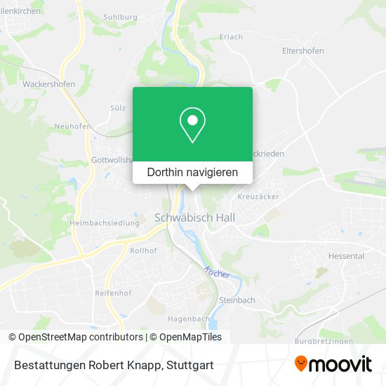Bestattungen Robert Knapp Karte
