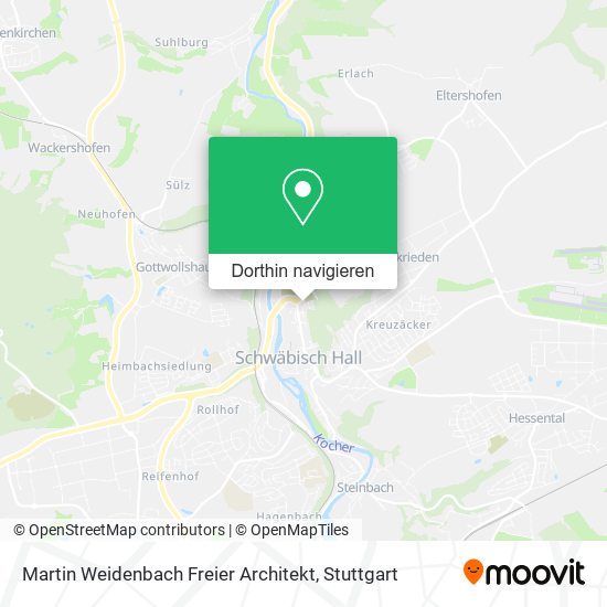 Martin Weidenbach Freier Architekt Karte