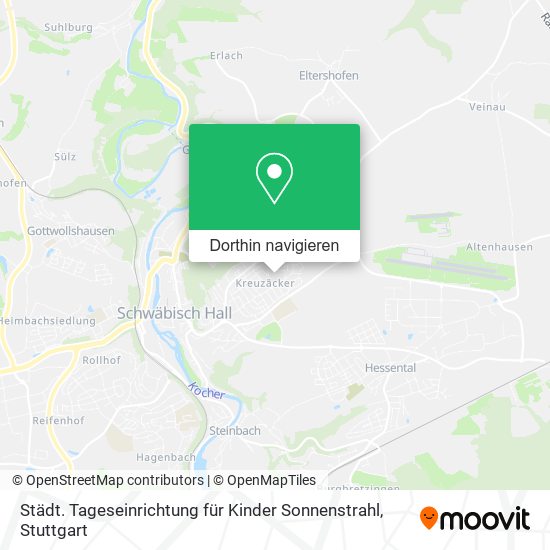 Städt. Tageseinrichtung für Kinder Sonnenstrahl Karte