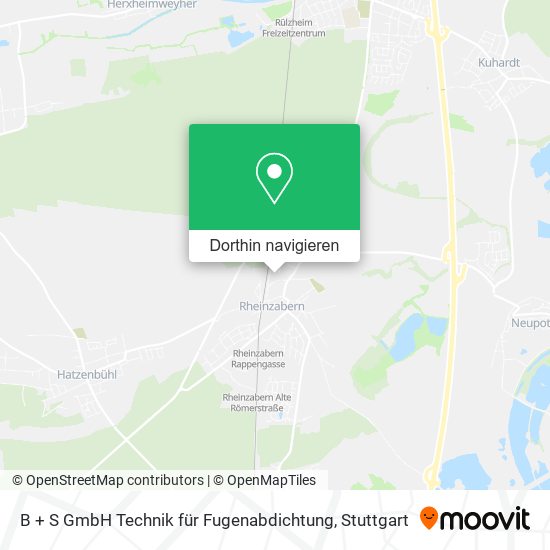 B + S GmbH Technik für Fugenabdichtung Karte