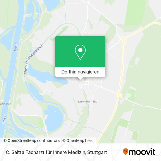 C. Saitta Facharzt für Innere Medizin Karte