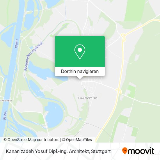 Kananizadeh Yosuf Dipl.-Ing. Architekt Karte