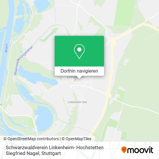 Schwarzwaldverein Linkenheim- Hochstetten Siegfried Nagel Karte