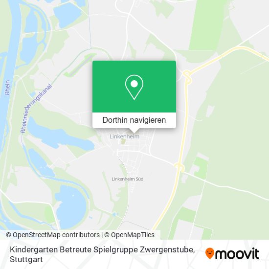 Kindergarten Betreute Spielgruppe Zwergenstube Karte