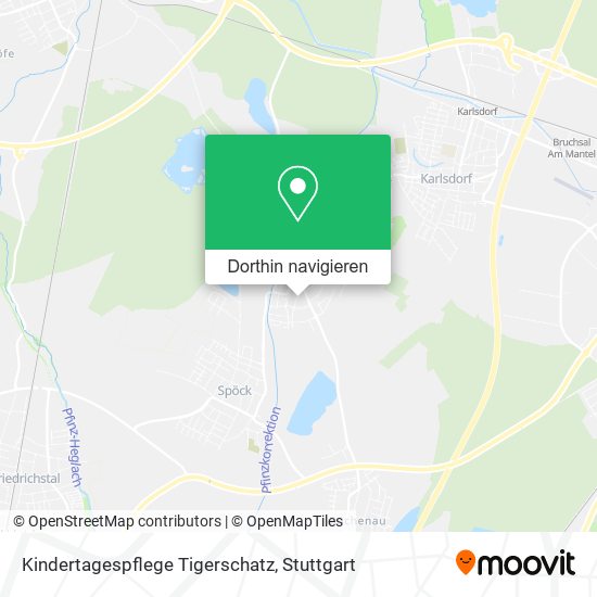 Kindertagespflege Tigerschatz Karte