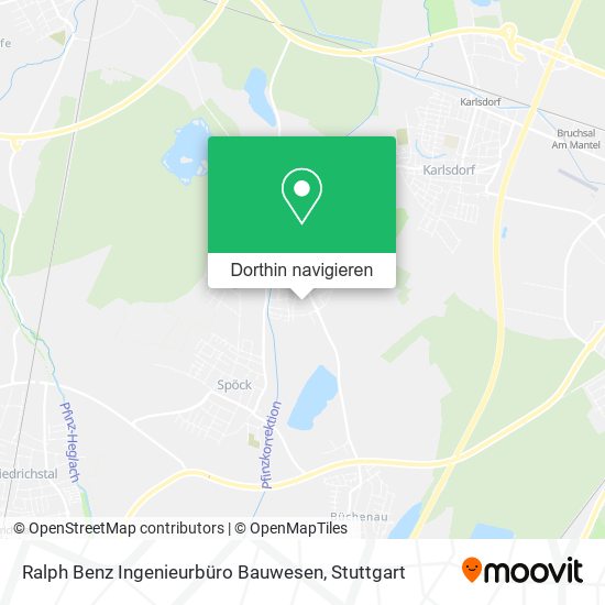 Ralph Benz Ingenieurbüro Bauwesen Karte