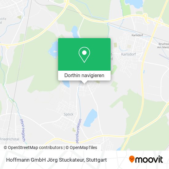 Hoffmann GmbH Jörg Stuckateur Karte