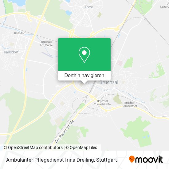 Ambulanter Pflegedienst Irina Dreiling Karte