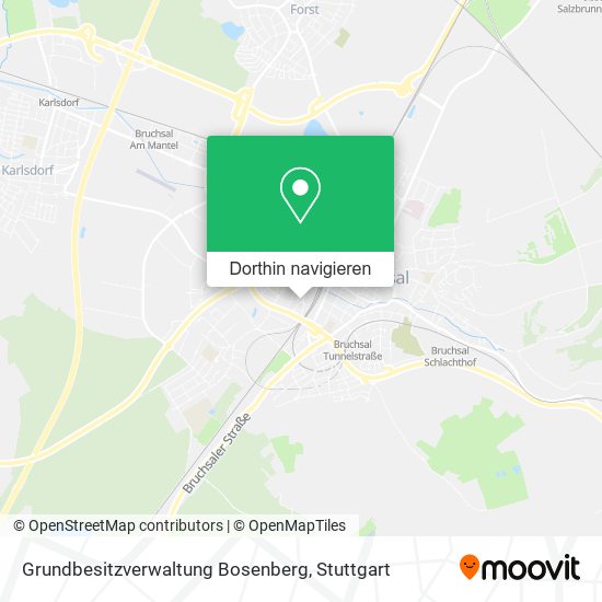 Grundbesitzverwaltung Bosenberg Karte