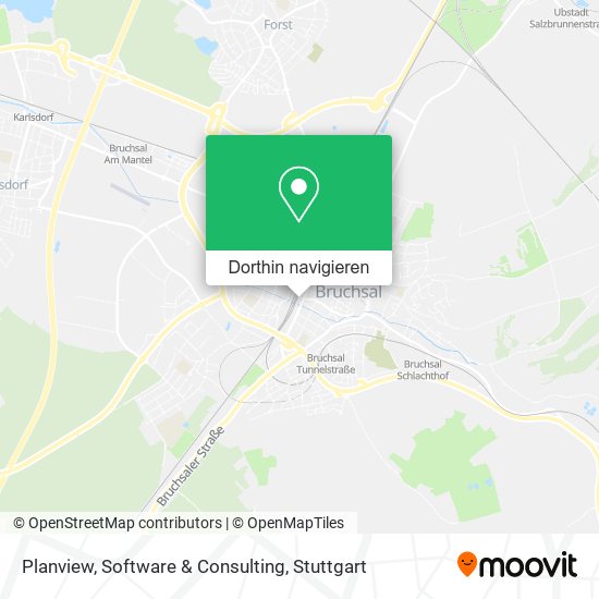 Planview, Software & Consulting Karte