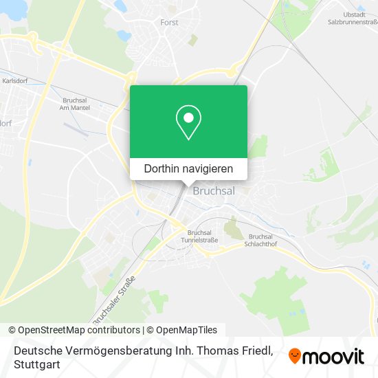 Deutsche Vermögensberatung Inh. Thomas Friedl Karte