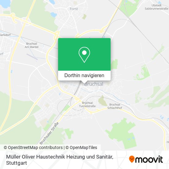 Müller Oliver Haustechnik Heizung und Sanitär Karte