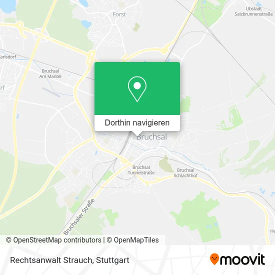 Rechtsanwalt Strauch Karte