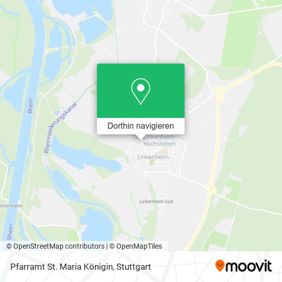 Pfarramt St. Maria Königin Karte