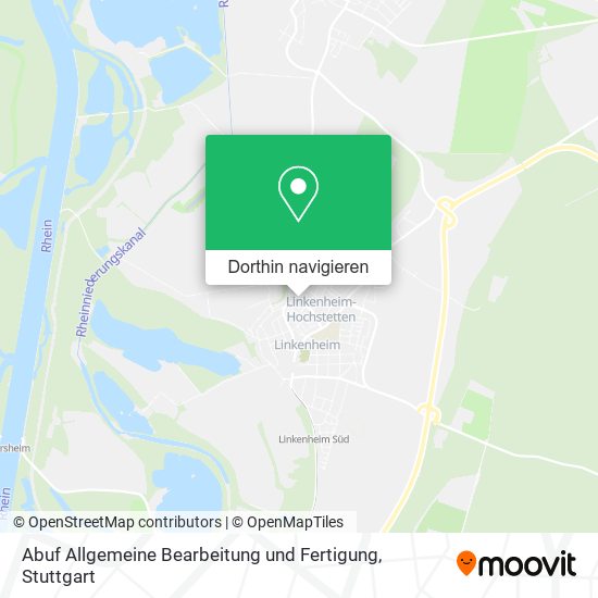 Abuf Allgemeine Bearbeitung und Fertigung Karte