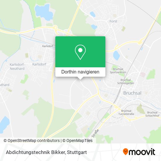 Abdichtungstechnik Bikker Karte