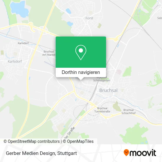 Gerber Medien Design Karte