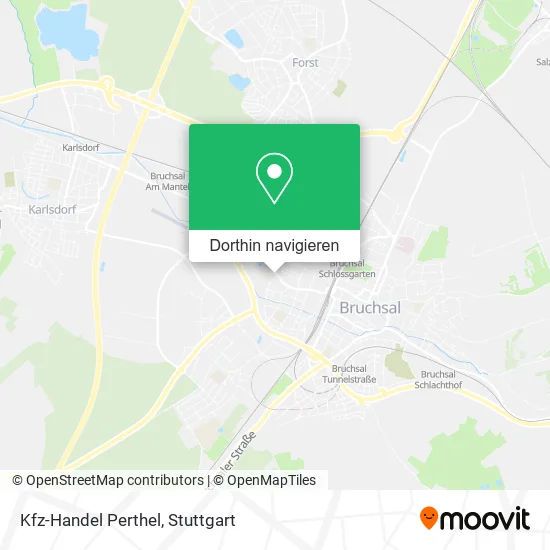 Kfz-Handel Perthel Karte