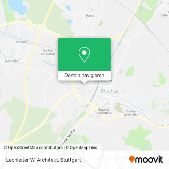 Lechleiter W. Architekt Karte