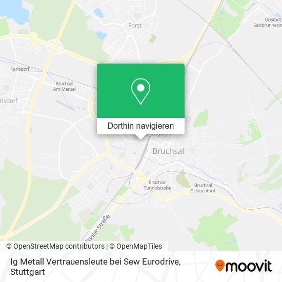 Ig Metall Vertrauensleute bei Sew Eurodrive Karte