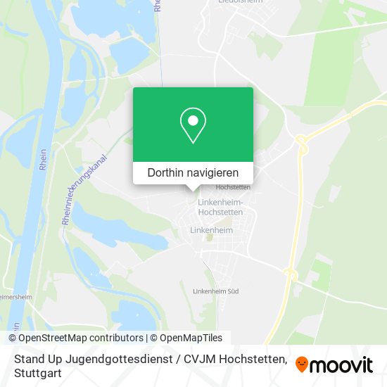 Stand Up Jugendgottesdienst / CVJM Hochstetten Karte