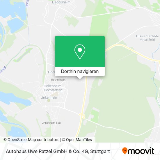Autohaus Uwe Ratzel GmbH & Co. KG Karte