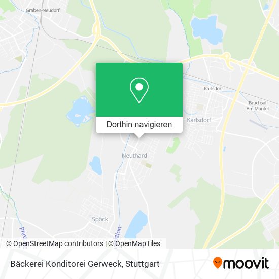 Bäckerei Konditorei Gerweck Karte