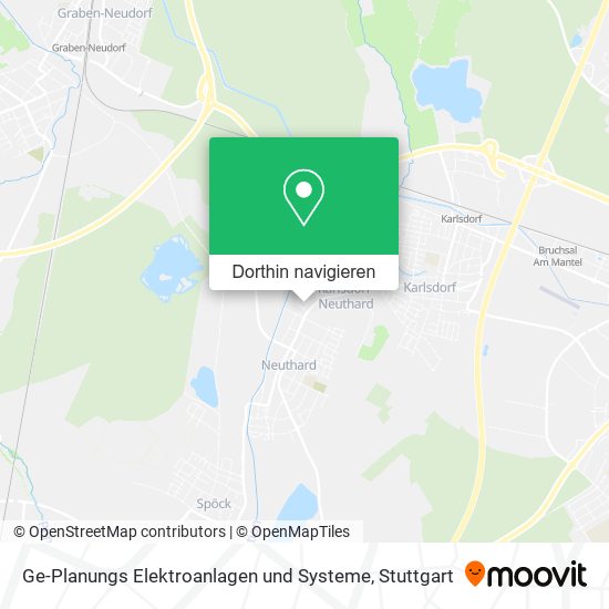 Ge-Planungs Elektroanlagen und Systeme Karte