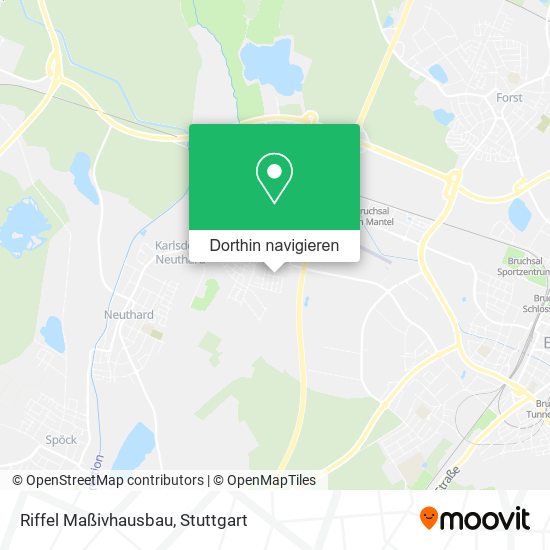 Riffel Maßivhausbau Karte