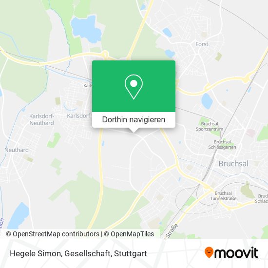 Hegele Simon, Gesellschaft Karte