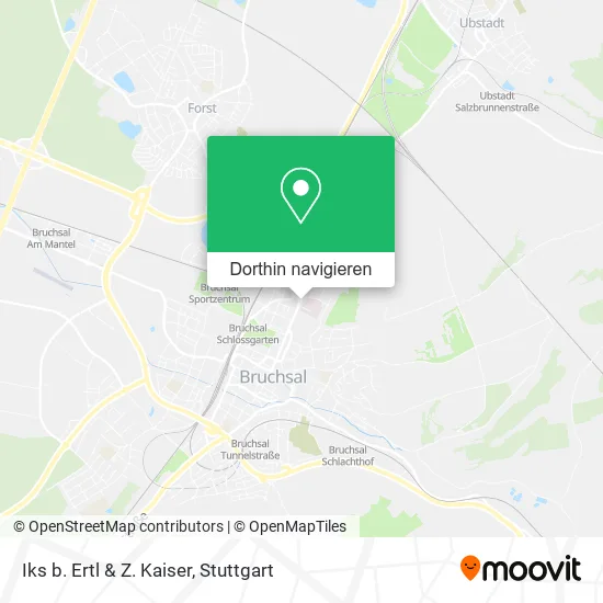 Iks b. Ertl & Z. Kaiser Karte