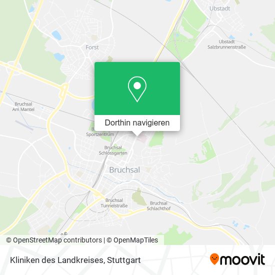 Kliniken des Landkreises Karte
