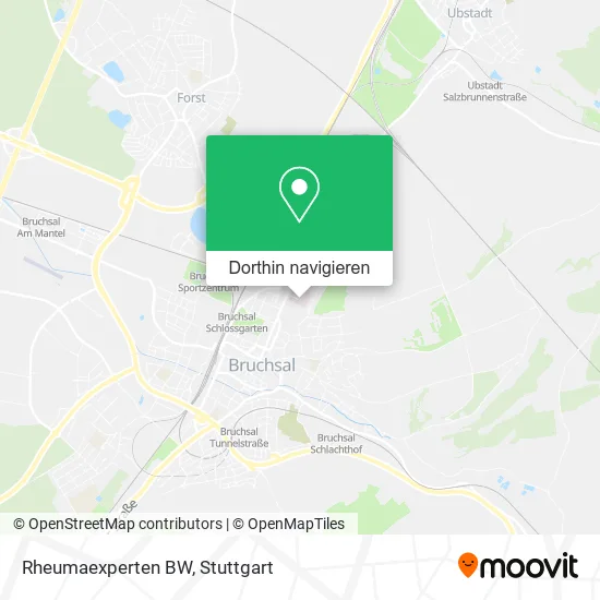 Rheumaexperten BW Karte