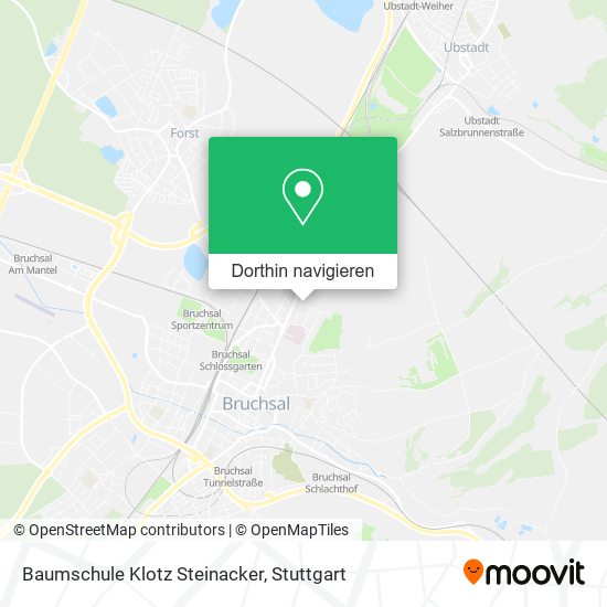 Baumschule Klotz Steinacker Karte