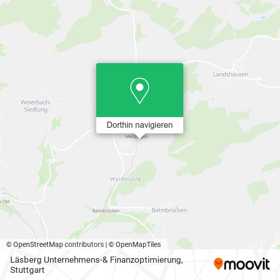 Läsberg Unternehmens-& Finanzoptimierung Karte